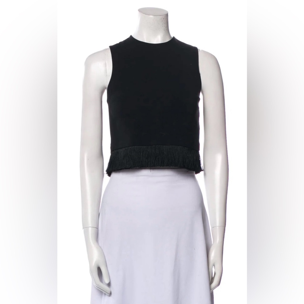 A.L.C. Kennedy Fringe Top Size 4 (Black)